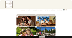 Desktop Screenshot of hotelalparco.net
